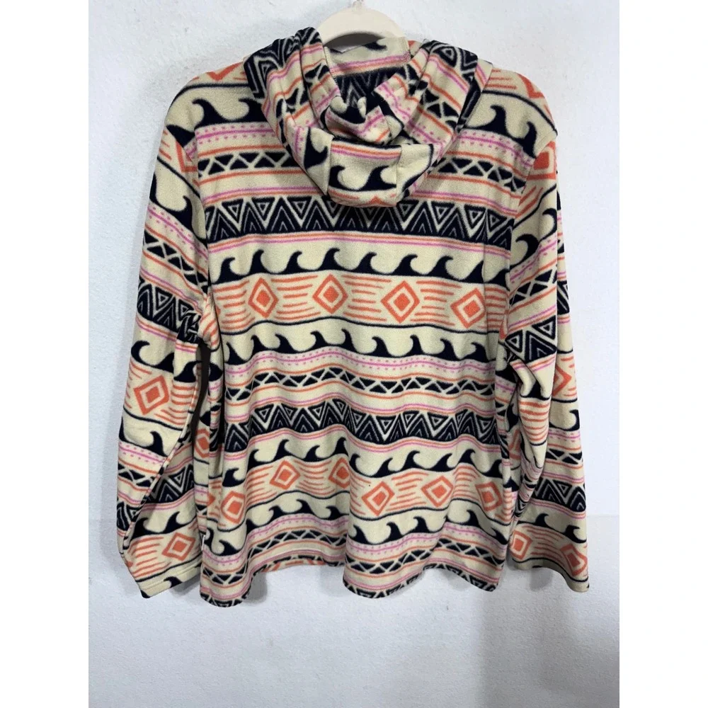 O'Neill‎ XXL Multicolor Fleece Hoodie Women's Aztec Tribal Quarter Zip